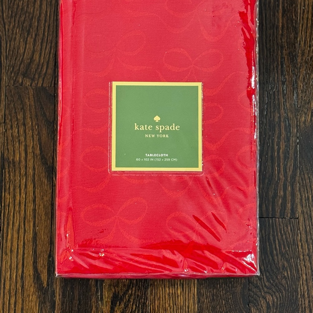 Kate Spade Red Tablecloth